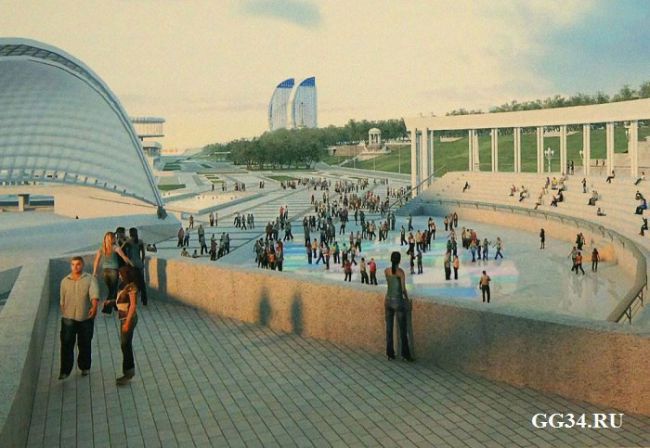Реконструкция Центральной набережной Волгограда